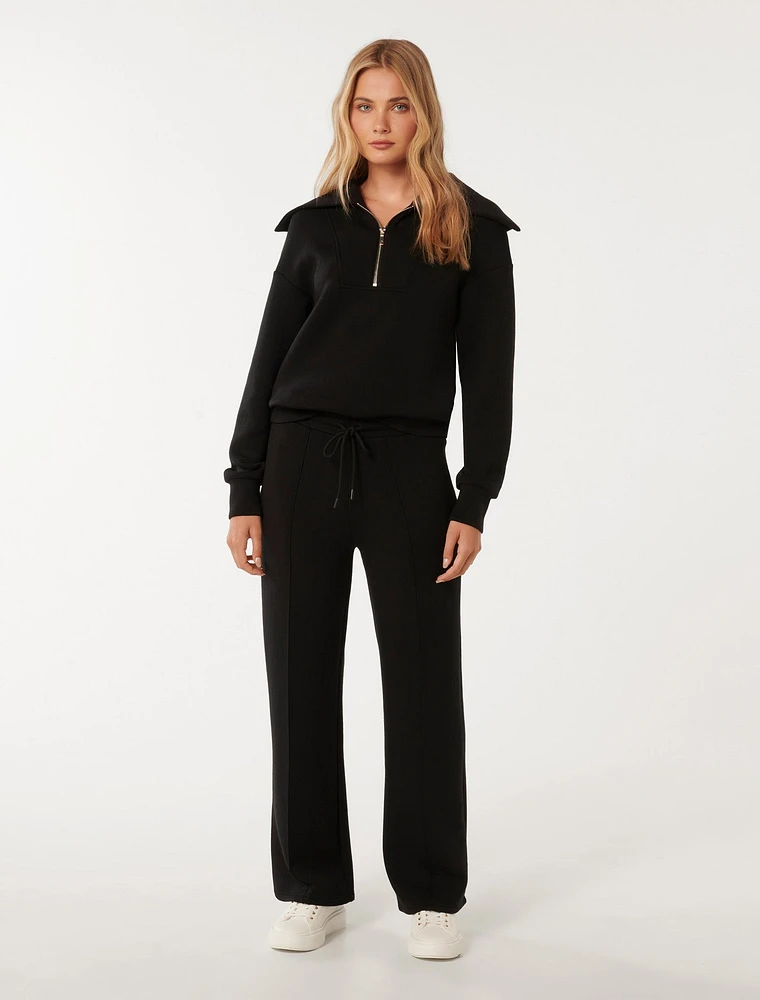 Tiana Loungewear Zip Front Sweatshirt