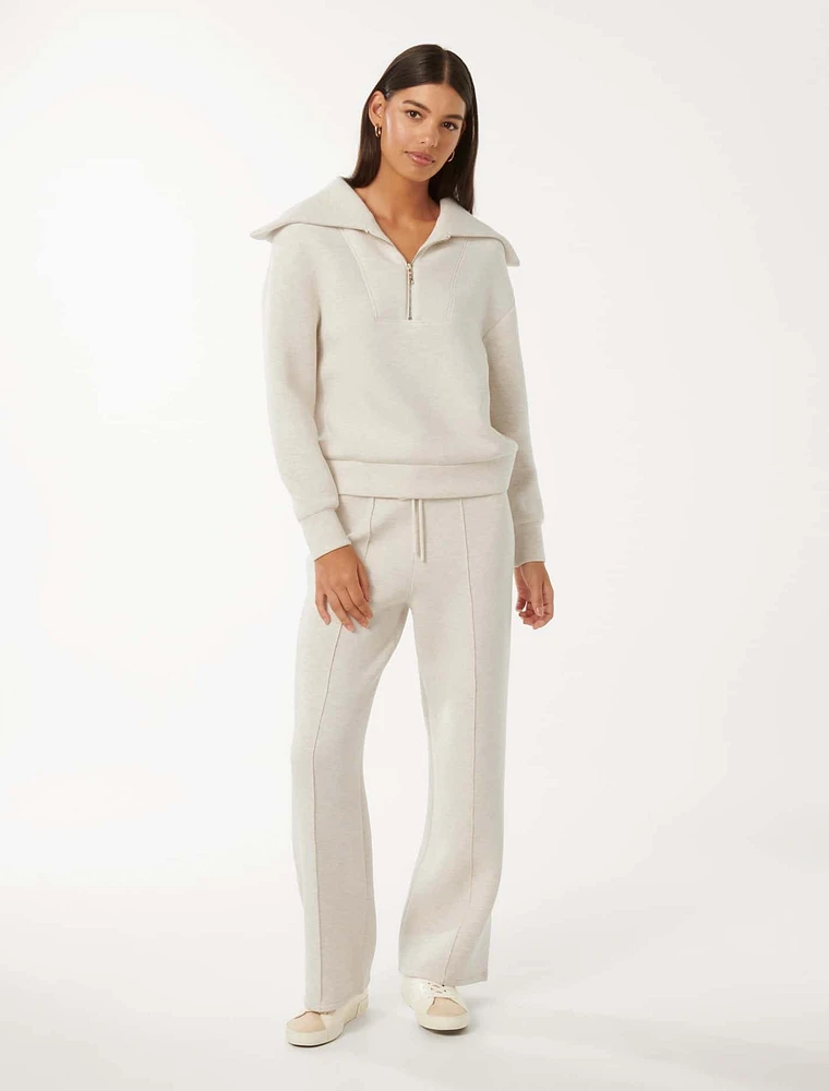 Tiana Lounge Zip-Front Sweatshirt