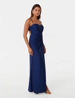 Adrienne Strappy Gown Azure Blue - 0 to 12 Women's Occasion Dresses