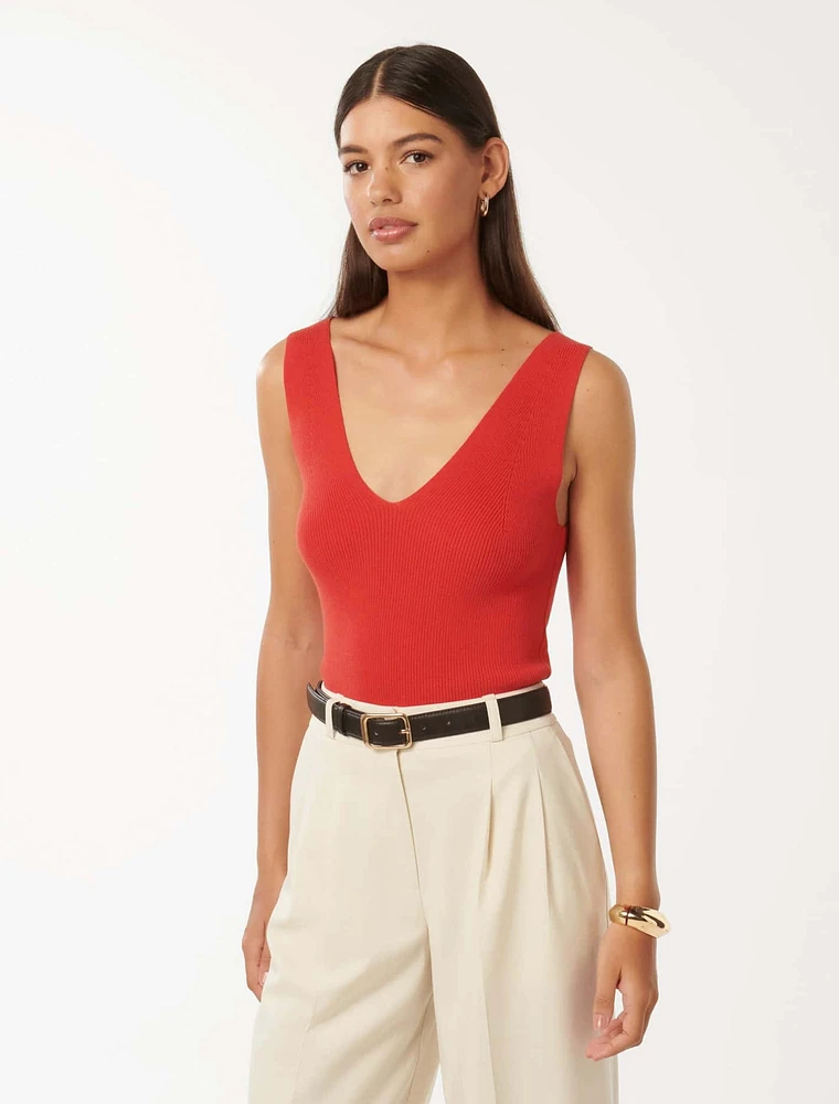 Amara Fashioning Detail Knit Tank