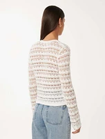 Melanie Pointelle Cardigan