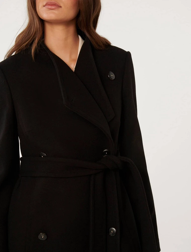 Ari Funnel-Neck Coat