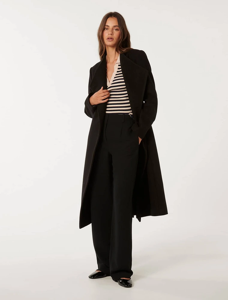 Ari Funnel-Neck Coat