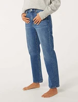 Niki Straight-Leg Jeans Mid Wash - 0 to 12 Women's