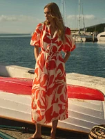 Loren Puff Sleeve Midi