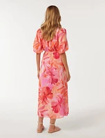 Loren Puff Sleeve Midi