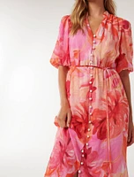 Loren Puff Sleeve Midi