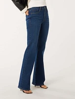 Kira Relaxed Flare Jeans