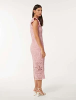 Lilly Lace Midi Dress