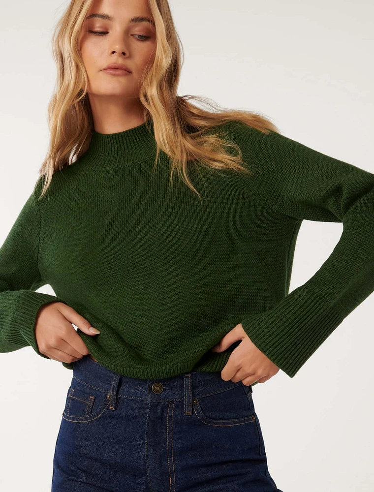 Poppy Stand Neck Sweater