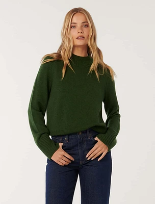 Poppy Stand Neck Sweater