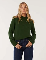 Poppy Stand Neck Sweater