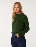 Poppy Stand Neck Sweater