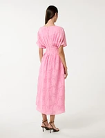 Eve Jacquard Seam Midi Dress