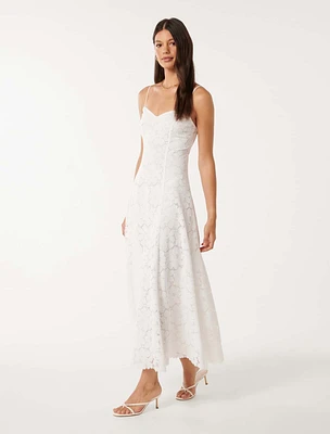 Vivienne Lace Dress White - 0 to 12 Women's Evening Dresses