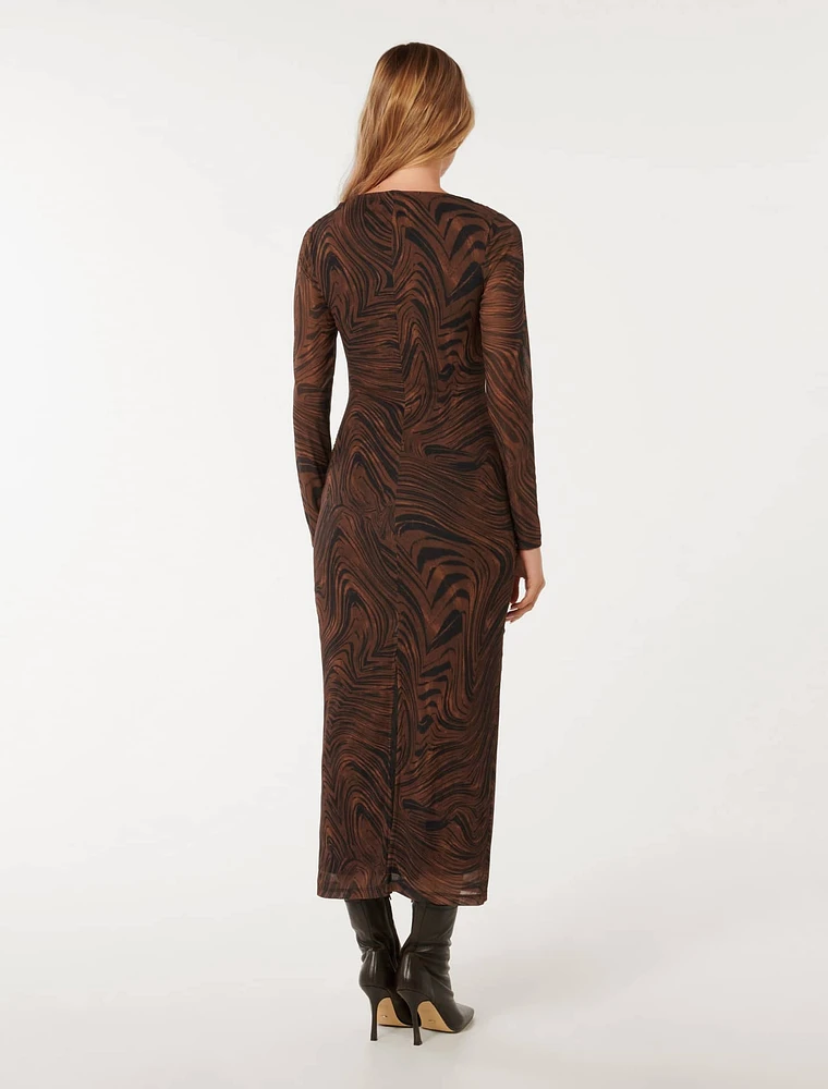 Loretta Ruched Side Midi