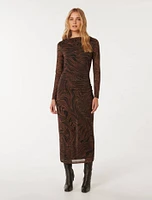 Loretta Ruched Side Midi