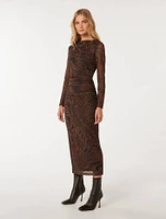 Loretta Ruched Side Midi