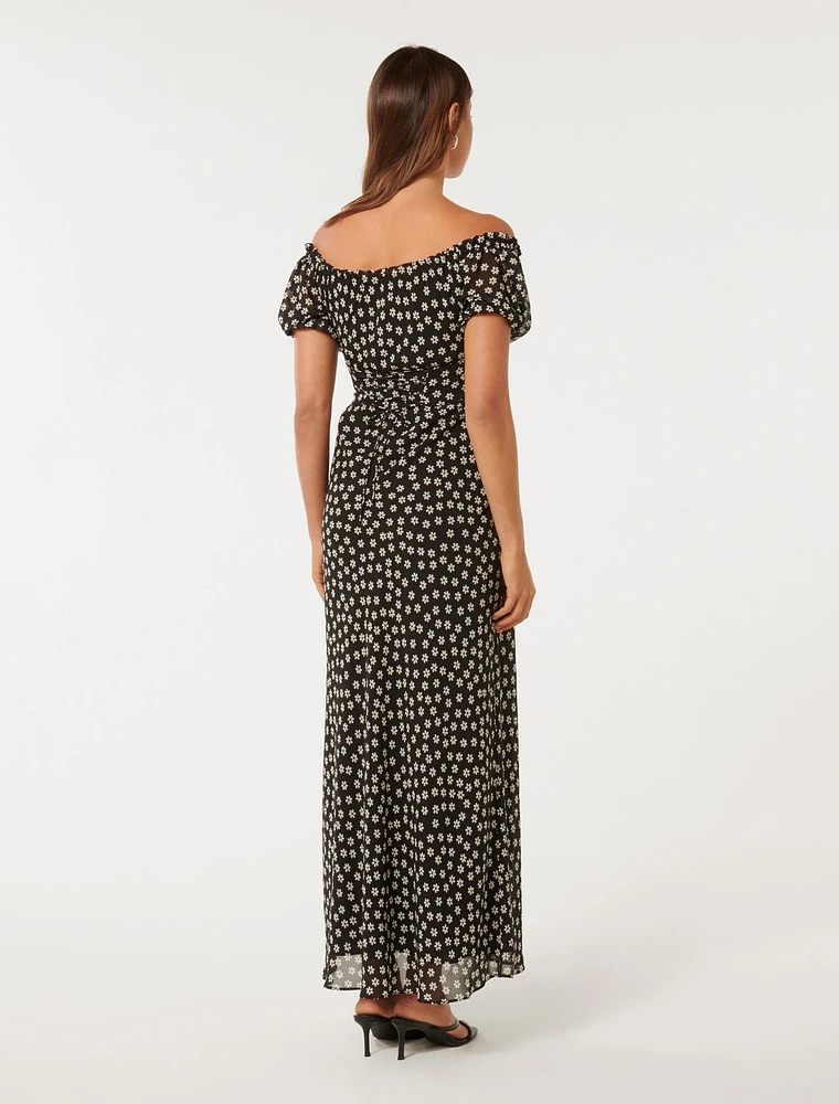 Harlow Lace Back Midi Dress