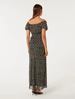 Harlow Lace Back Midi Dress