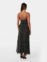 Poppy Ruffle Gown Polka Dot - 0 to 12 Women's Evening Dresses and Occasionwear