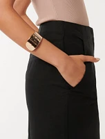 Mona Linen Wide Leg Pant