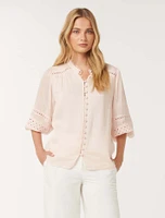 Tatiana Trim Detail Blouse