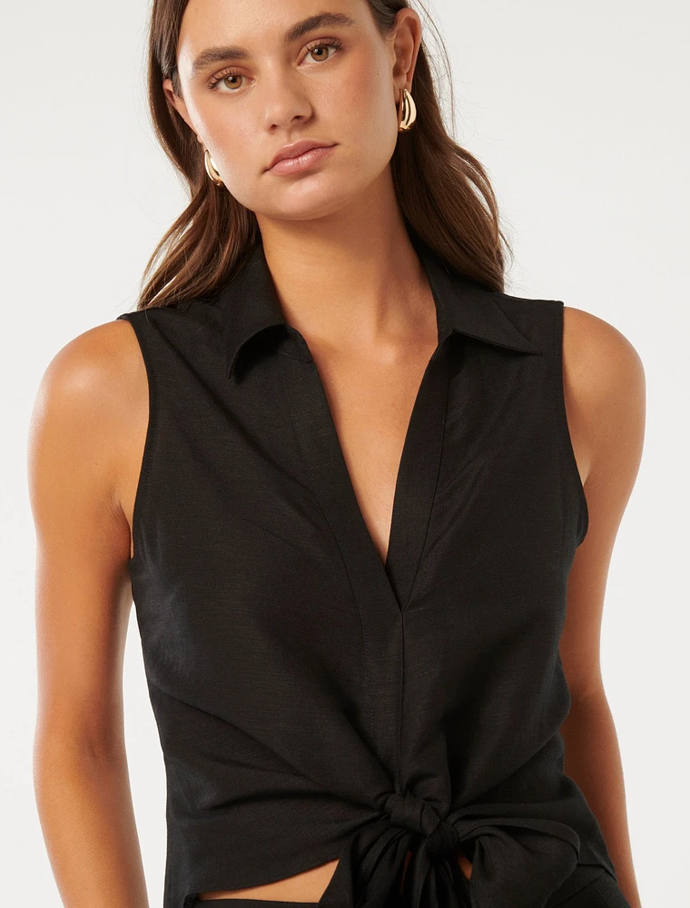 Tanya Tie-Front Shirt