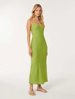 Fern Textured Slip Dress