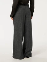 Charlie Belted Wide-Leg Pants