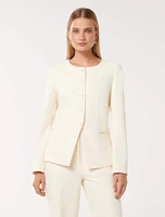 Goldie High Neck Blazer