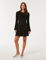 Lizzy Sequin Mini Dress