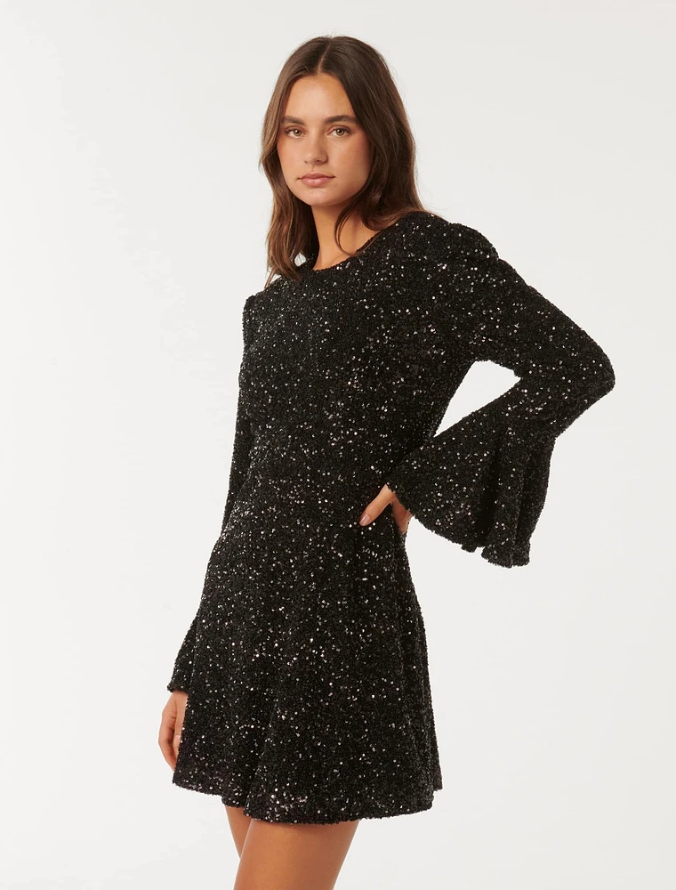 Lizzy Sequin Mini Dress