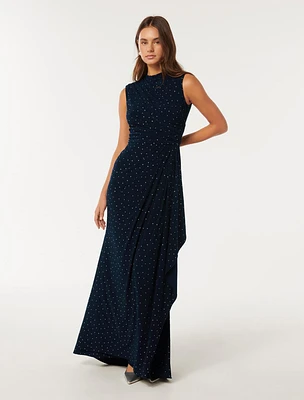 Naomi Heat Seal Maxi Dress