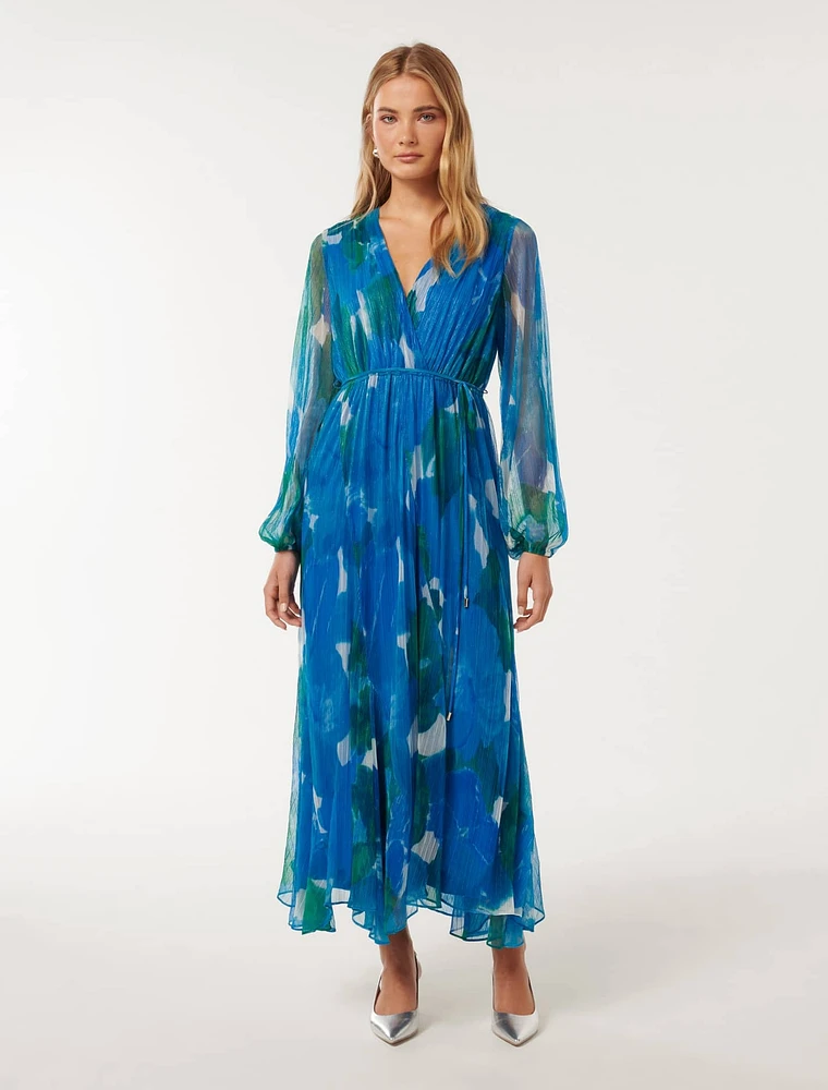 August Printed Midi Dress