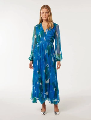 August Printed Midi Dress