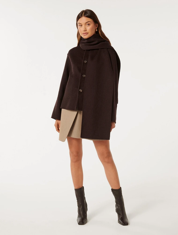 Stella Scarf Coat