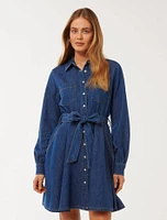 Colette Denim Shirt Dress