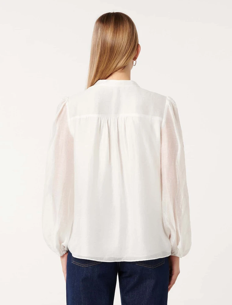 Tegan Trim Blouse