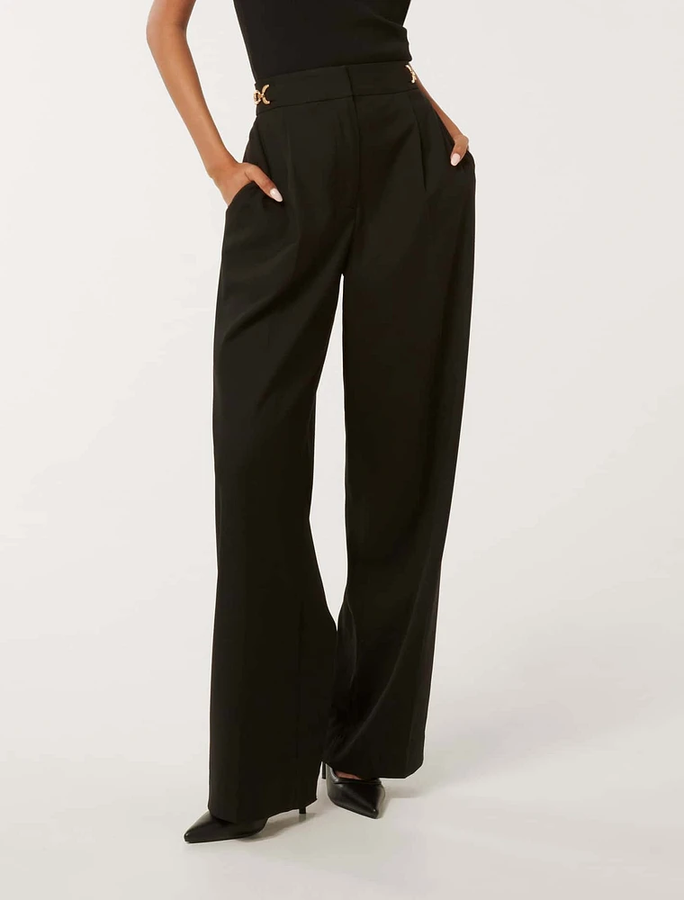 Remi Petite Straight-Leg Pants