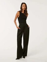 Remi Petite Straight-Leg Pants