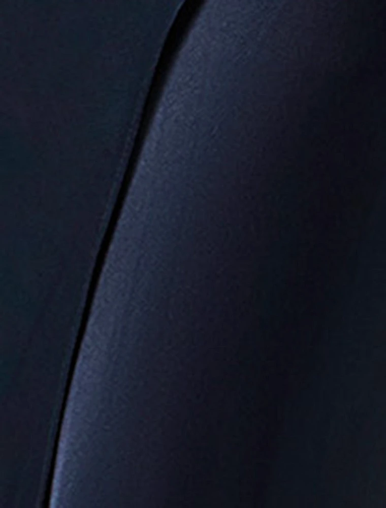 Chelsea Flutter Sleeve Satin Maxi