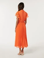 Juliet Petite Pleated Midi Dress