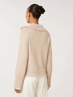 Angelina Stitch Detail Sweater