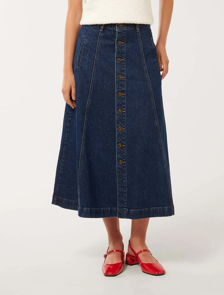 Leighton Denim Skirt