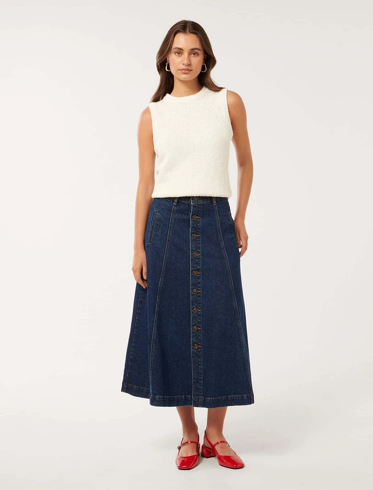 Leighton Denim Skirt