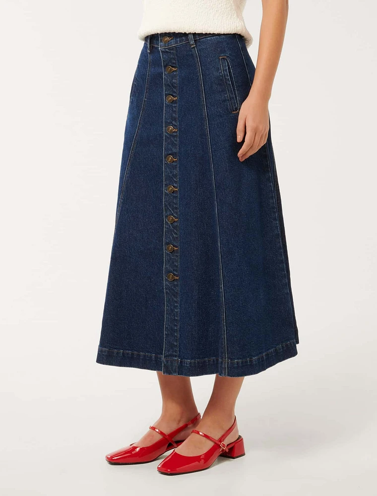 Leighton Denim Skirt