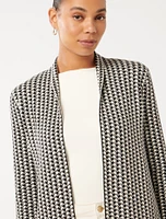 Brook Jacquard Cardi Coat