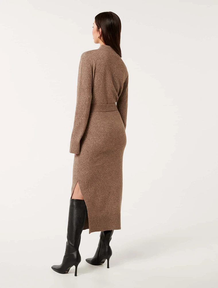 Jada Knitted Sweater Dress