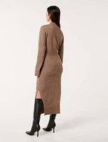 Jada Knitted Sweater Dress